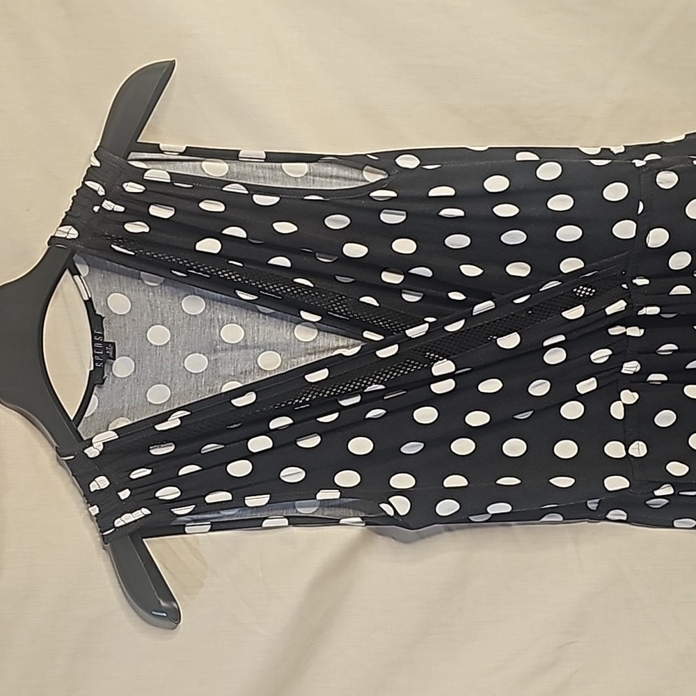 Spense Women Crop Jumpsuit,Size Small, Color: Black and White - Picture 3 of 10